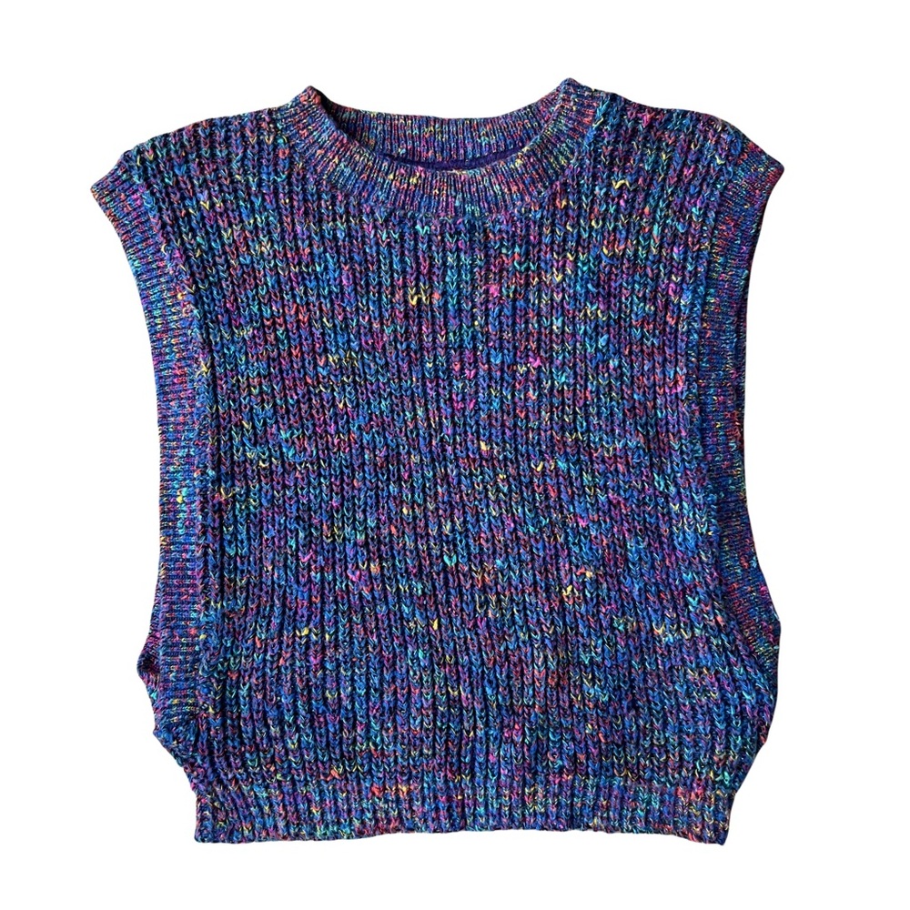 Vintage Multicolor Sweater Vest